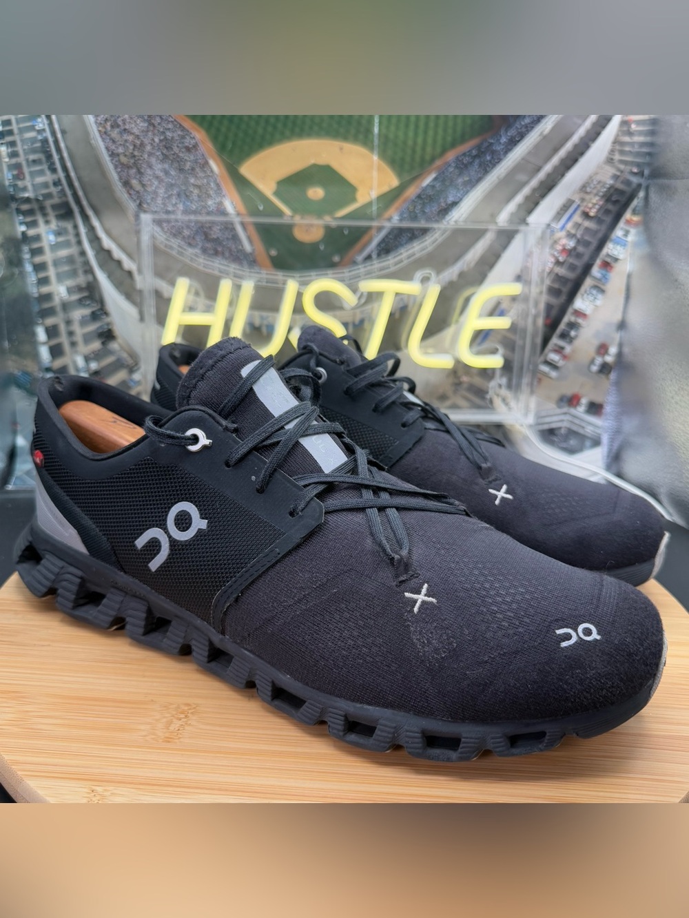 ON Brand Cloud X 3 All Black/Grey Men’s Running Shoes Size 10.5